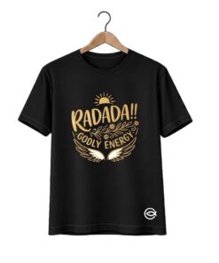 Black T-shirt | Radada! Godly Energy